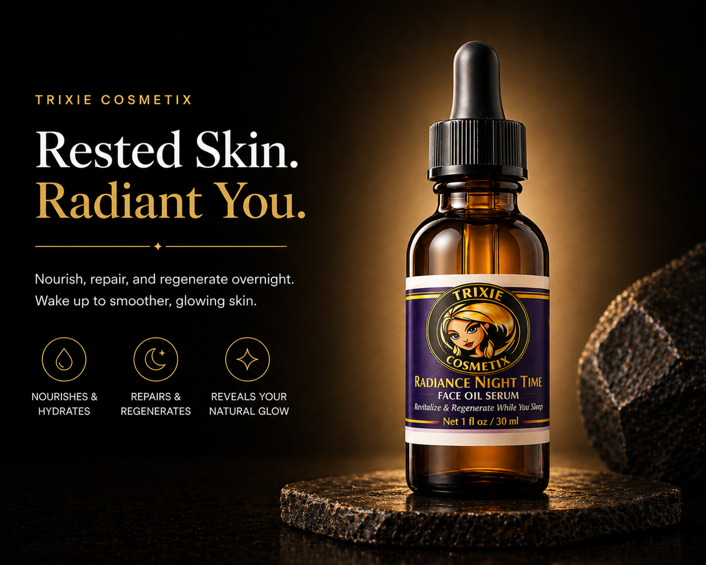 Radiance Night Time Face Oil Serum