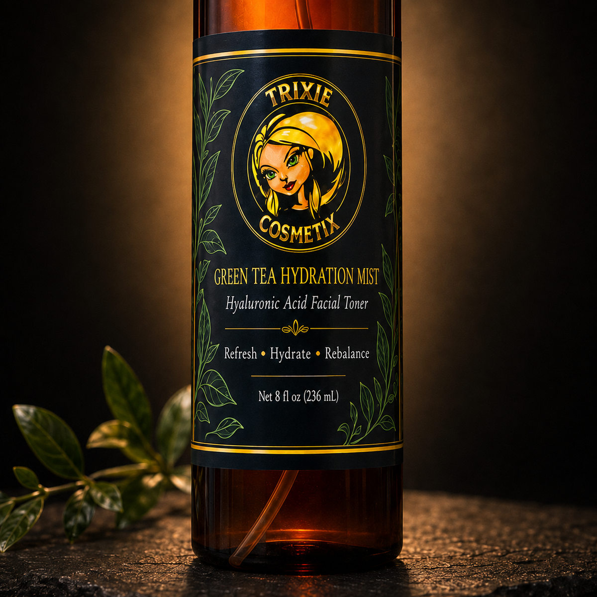 Green Tea Hydration Mist (Hyaluronic Acid Facial Toner)